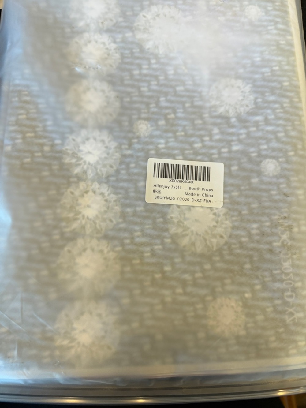White Snowflake Backdrop - Holiday Party Decor